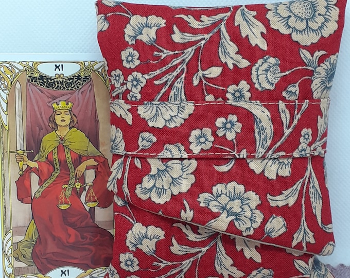 Deluxe MINI Pocket Style Tarot Cards cards pouch Bag, lined pouch, handmade- New Design