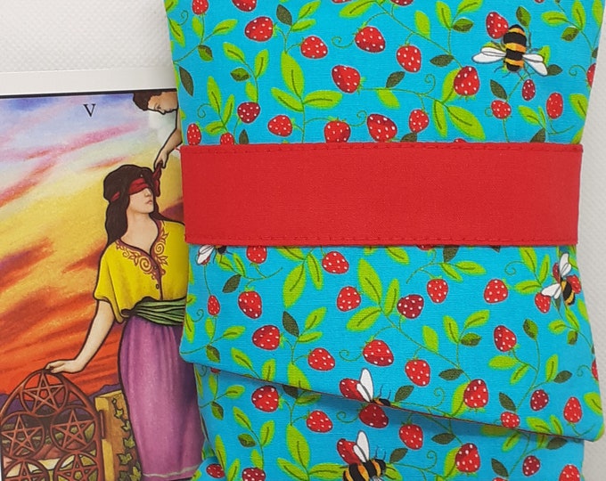 Deluxe Pocket Style Tarot Cards cards pouch Bag, lined pouch, handmade- New Design