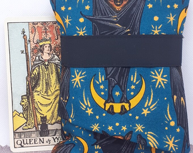 Deluxe Pocket Style Tarot Cards cards pouch Bag, lined pouch, handmade- New Design
