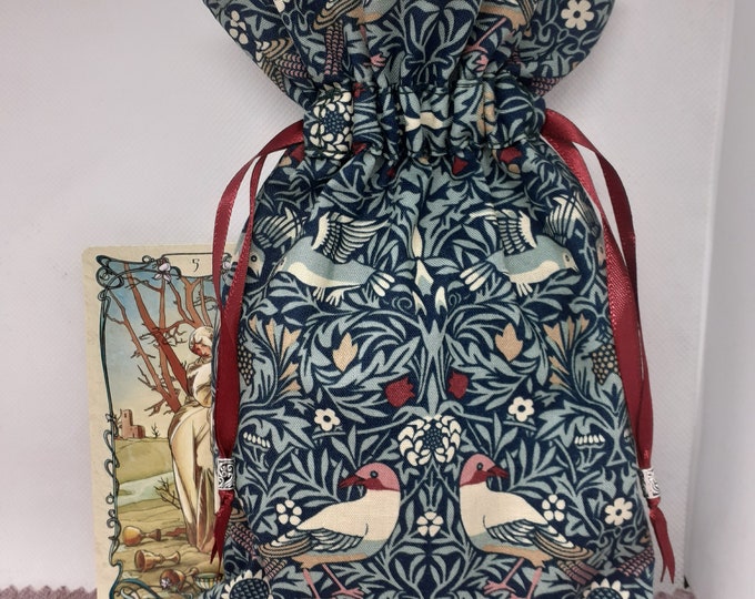 Deluxe Tarot cards pouch Bag, lined pouch, handmade - New Design
