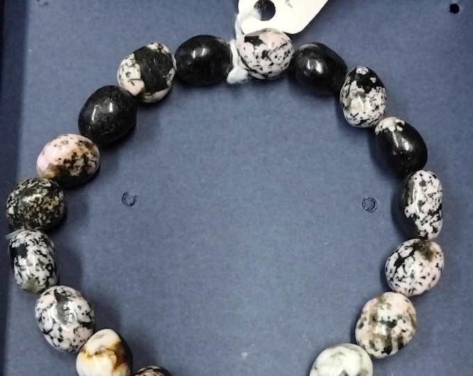 Khyber Stone-Bracelet- 8-10 mm Beads-Handmade -Stone of Unity-Gift-Yourself-Friends-Family-Loved One