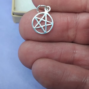 Pendentif petit pendentif en argent sterling 925 « Collection Déesse » 10 mm - Sac en organza