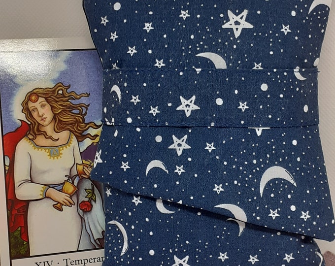 Deluxe Pocket Style Tarot Cards cards pouch Bag, lined pouch, handmade- New Design