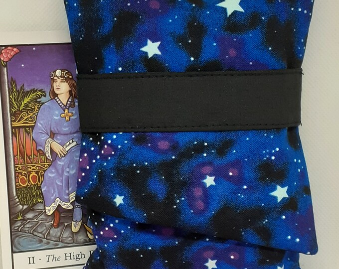 Deluxe Pocket Style Tarot Cards cards pouch Bag, lined pouch, handmade- New Design- Glow in the Dark