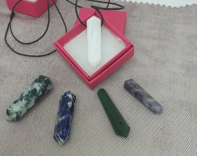 Pendants DT Points x 1 India - Black Cord-Gift-Yourself- Friends-Family-Loved One-Gift Box