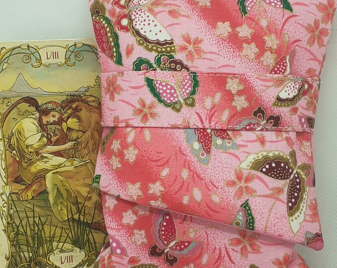 Deluxe Pocket Style Tarot Cards cards pouch Bag, lined pouch, handmade- New Design