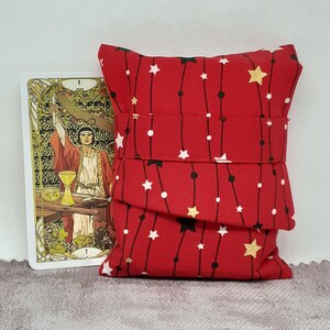Deluxe MINI Pocket Style Tarot Cards bolsa de cartas Bolsa, bolsa forrada, hecha a mano- Nuevo diseño