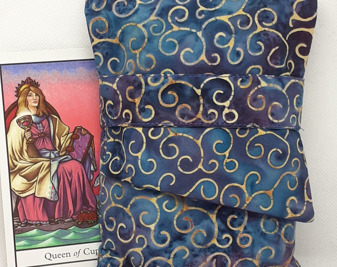 Deluxe Pocket Style Tarot Cards cards pouch Bag, lined pouch, handmade- New Design