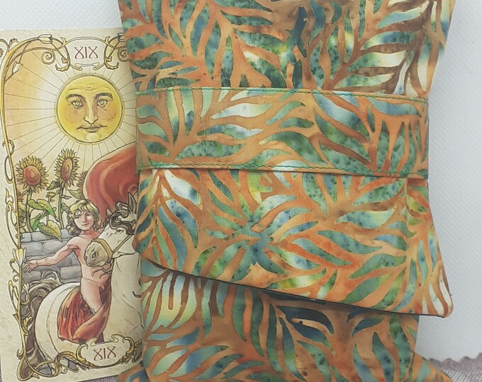 Deluxe Pocket Style Tarot Cards cards pouch Bag, lined pouch, handmade- New Design