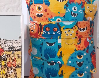 Handgemaakt etui voor tarotkaarten: luxe zaktas