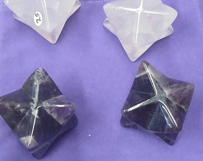 Merkaba-Amethyst-Rose Quartz--Gift-Yourself-Friends-Family-Loved One