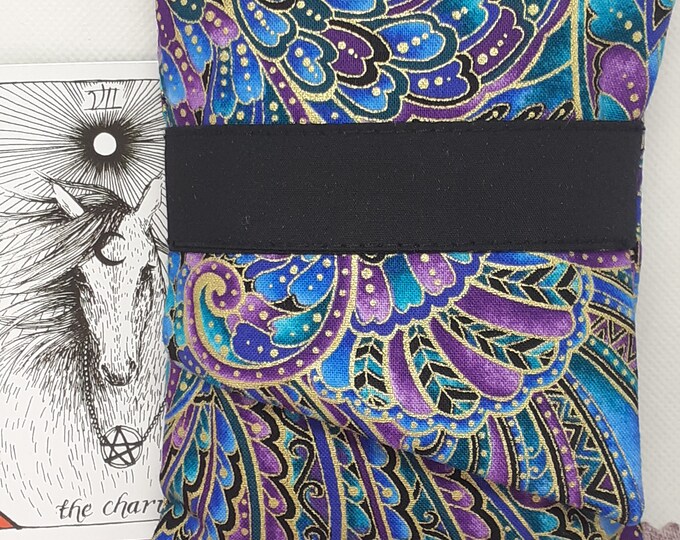 Deluxe MINI Pocket Style Tarot Cards cards pouch Bag, lined pouch, handmade- New Design