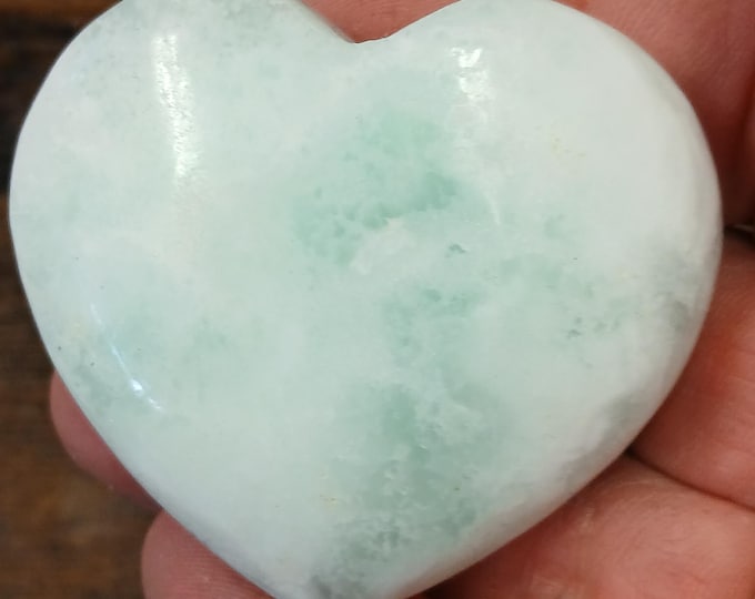 Caribbean Calcite-Large Heart-Gift-Yourself-Friends-Family-Loved One