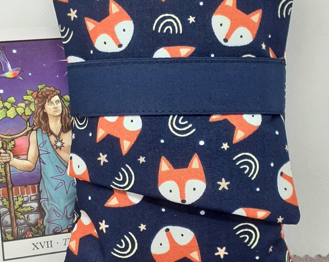 Deluxe Pocket Style Tarot Cards cards pouch Bag, lined pouch, handmade- New Design