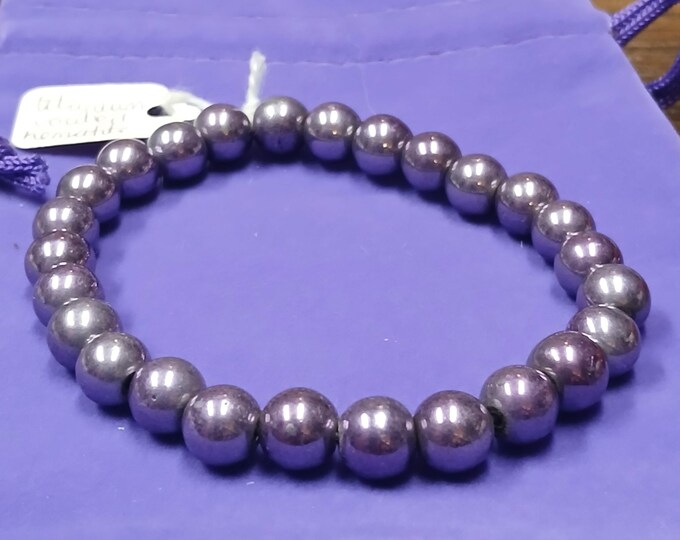 Hematite-Titanium Coated-Bracelet-Gift-Yourself-Friends-Family-Loved One