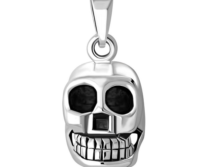 Skull Pendant- Sterling Silver 925 - New "Goddess Collection"- Lovely Gift- Yourself- Friends- Family-Loved One
