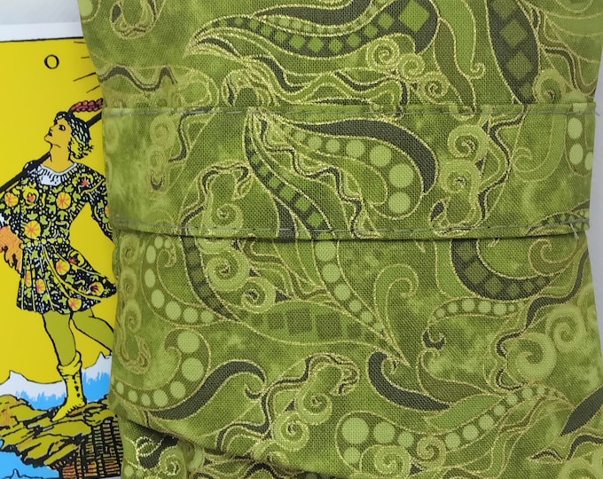Deluxe Pocket Style Tarot Cards cards pouch Bag, lined pouch, handmade- New Design