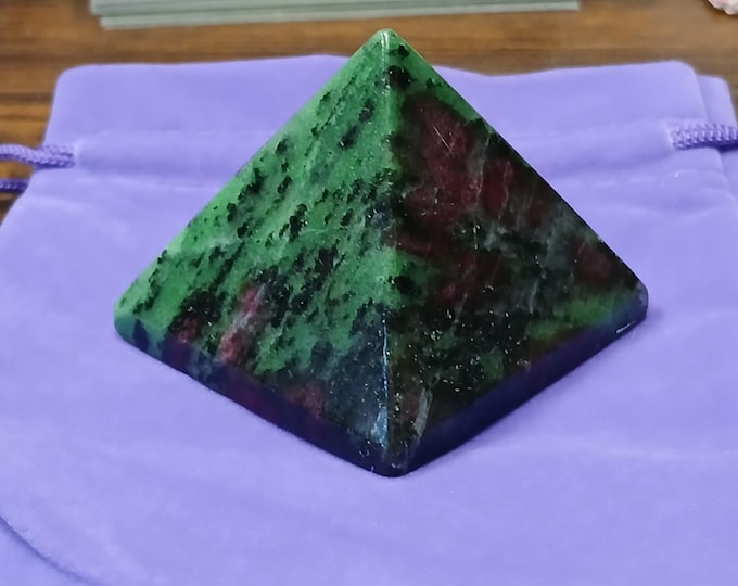 Pyramid-Ruby-Zoisite-Anyolite-Healing-Joy-Gift-Yourself-Friends-Family-Loved One