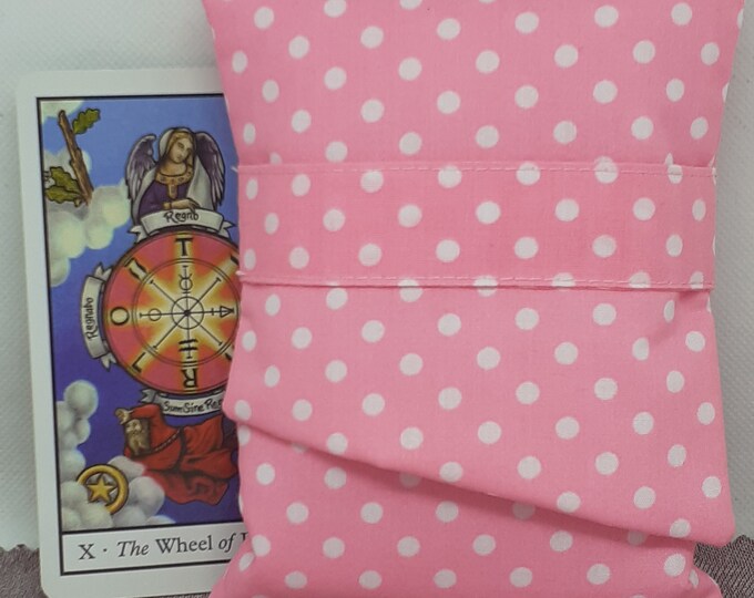Deluxe Pocket Style Tarot Cards cards pouch Bag, lined pouch, handmade- New Design