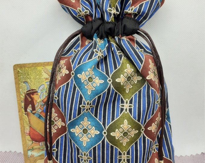 Deluxe Tarot cards pouch Bag, lined pouch, handmade -New Design