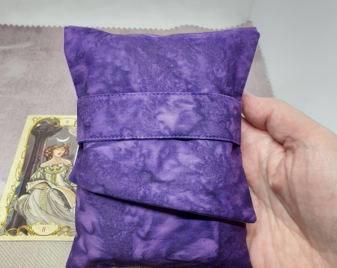 Deluxe Pocket Style Tarot Cards cards pouch Bag, lined pouch, handmade- New Design