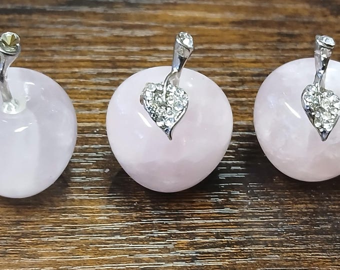 Rose Quartz-Apple-Gift-Yourself-Friends-Family-Loved One