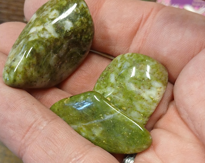 Epidote Snowflake-Tumbled-Gift-Yourself-Friends-Family-Loved One