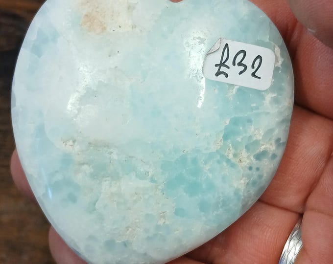 Caribbean Calcite-Large Heart-Gift-Yourself-Friends-Family-Loved One