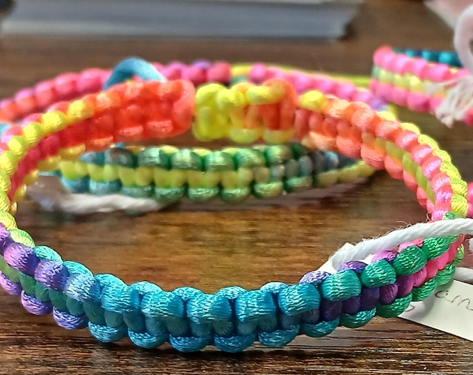 Rainbow Bracelet-Handmade-Gift-Yourself-Friends-Family-Loved One