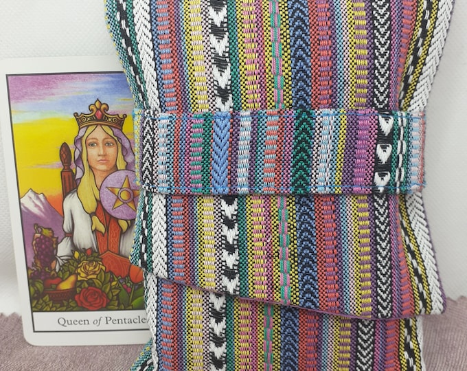 Deluxe Pocket Style Tarot Cards cards pouch Bag, lined pouch, handmade- New Design