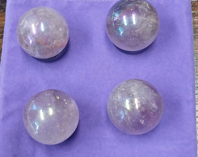 Angel Amethyst Aura Sphere -25 mm- Gift-Yourself-Friends-Family-Loved One