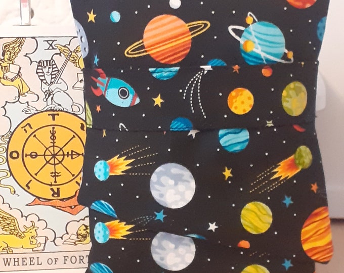 Deluxe Pocket Style Tarot Cards cards pouch Bag, lined pouch, handmade- New Design