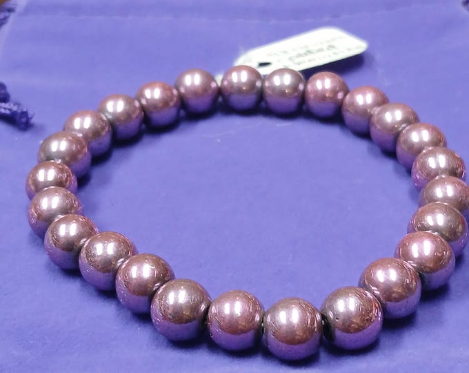 Hematite-Titanium Coated-Bracelet-Gift-Yourself-Friends-Family-Loved One