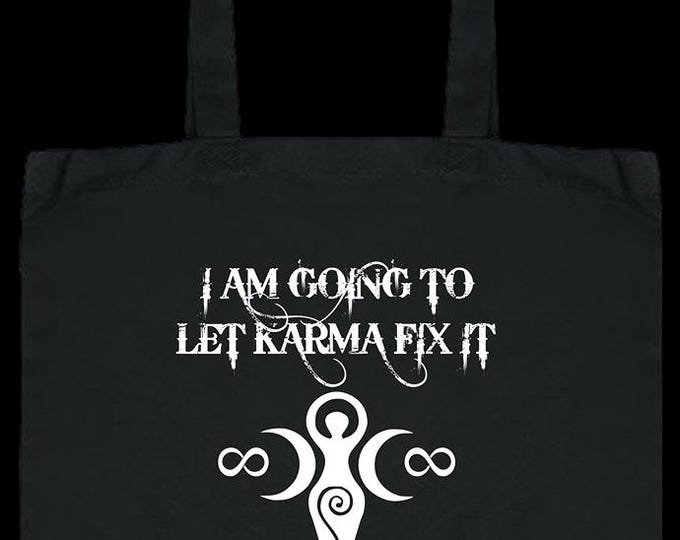 Tote Bag- Black- Long Handle- Unique Designs-Double Side Printing-Perfect Gift-Yourself-Friends- Family-Loved One