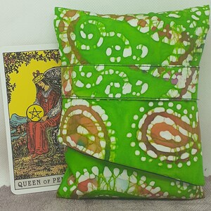Bolsa de cartas de tarot estilo bolsillo de lujo, bolsa forrada, hecha a mano, nuevo diseño