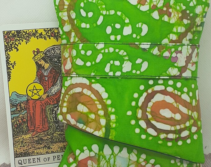 Deluxe Pocket Style Tarot Cards cards pouch Bag, lined pouch, handmade- New Design