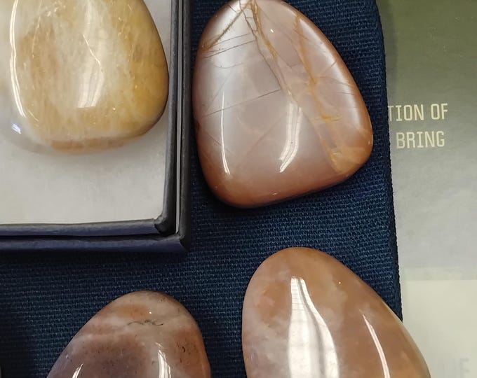 Moonstone-Aventurine - Pendant- Black Cord - Gift-Yourself- Friends-Family-Loved One-Gift Box