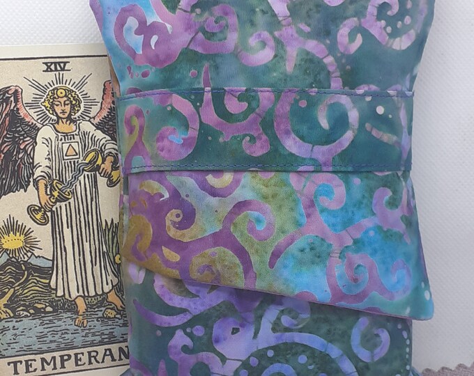 Deluxe Pocket Style Tarot Cards cards pouch Bag, lined pouch, handmade- New Design