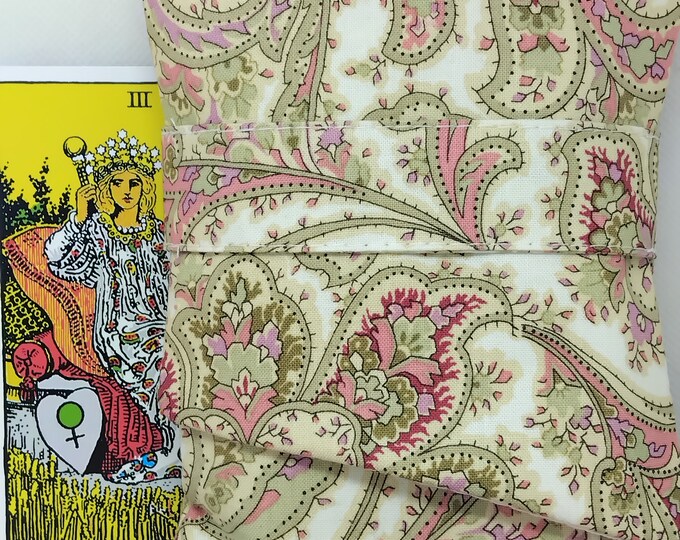 Deluxe Pocket Style Tarot Cards cards pouch Bag, lined pouch, handmade- New Design