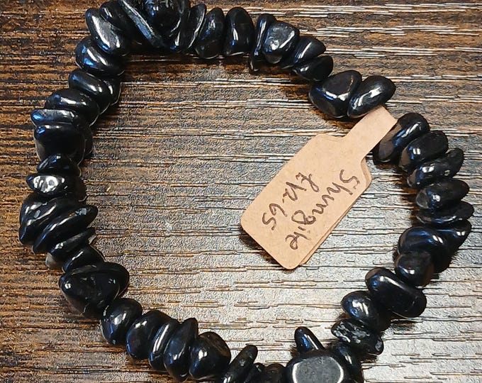 Shungite-Bracelet- Chip-Handmade-Gift-Yourself-Friends-Family-Loved One