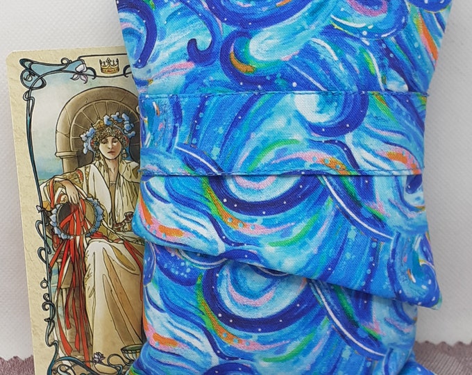 Deluxe Pocket Style Tarot Cards cards pouch Bag, lined pouch, handmade- New Design