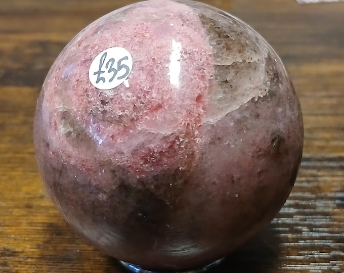 Rhodonite-Sphere- 50 mm-Gift-Yourself-Friends-Family -Loved One