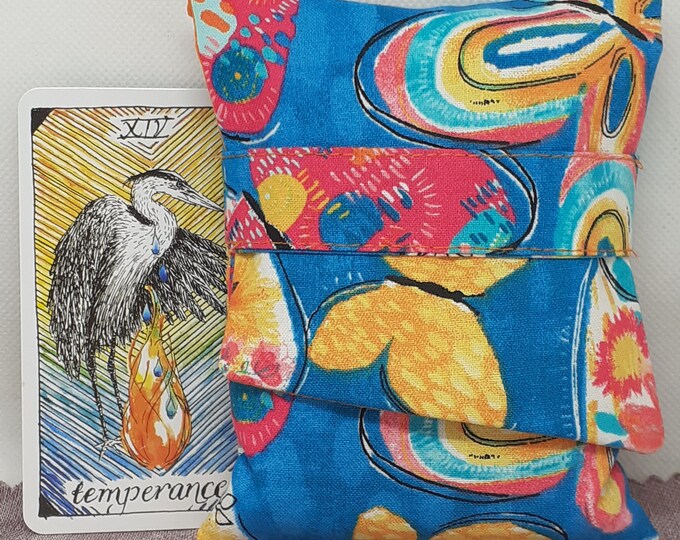 Deluxe MINI Pocket Style Tarot Cards cards pouch Bag, lined pouch, handmade- New Design