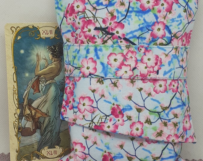 Deluxe Pocket Style Tarot Cards cards pouch Bag, lined pouch, handmade- New Design