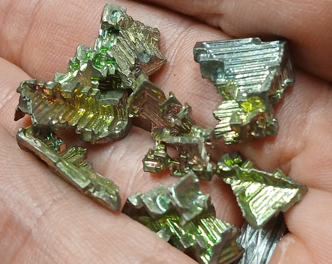 Bismuth Crystal – Rough Rainbow Bismuth Ore - Healing Stone - Meditation Crystal -Gift-Yourself-Friends-Family-Loved One