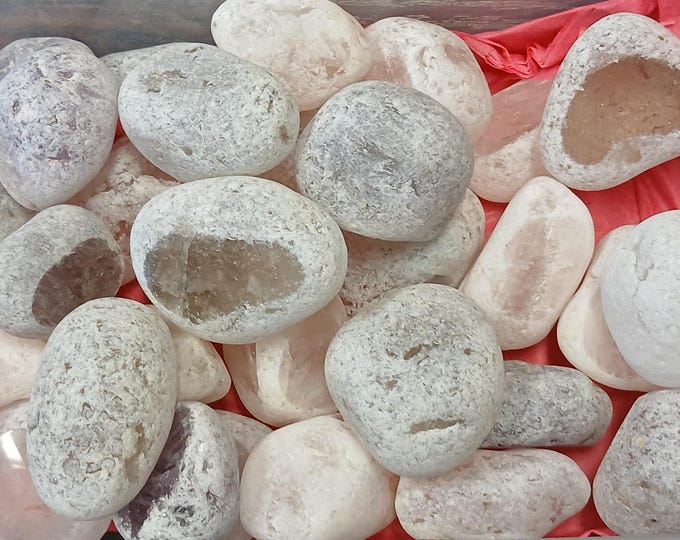 Dragon Eggs-Emma Egg-Seer Stones-Smokey Quartz-Rose Quartz-Clear Quartz-Amethyst-Gift-Yourself-Friends-Family-Loved One