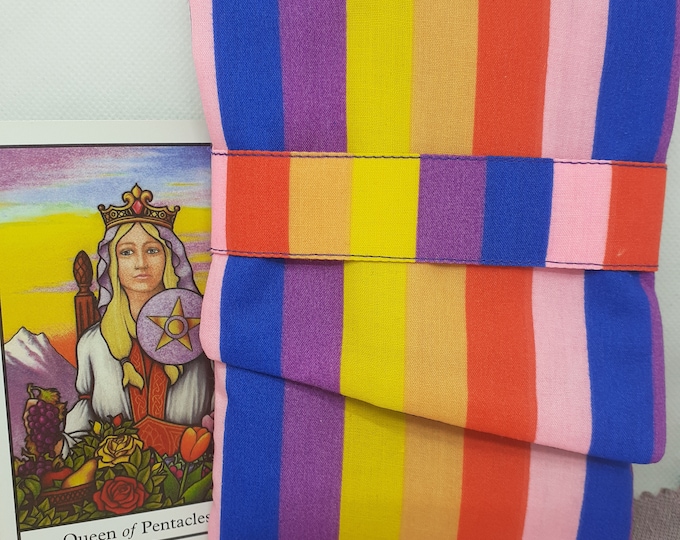 Deluxe Pocket Style Tarot Cards cards pouch Bag, lined pouch, handmade- New Design