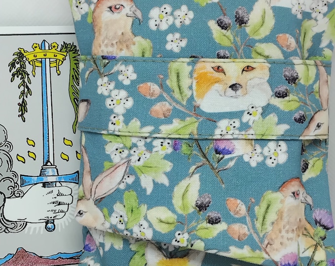 Deluxe Pocket Style Tarot Cards cards pouch Bag, lined pouch, handmade- New Design