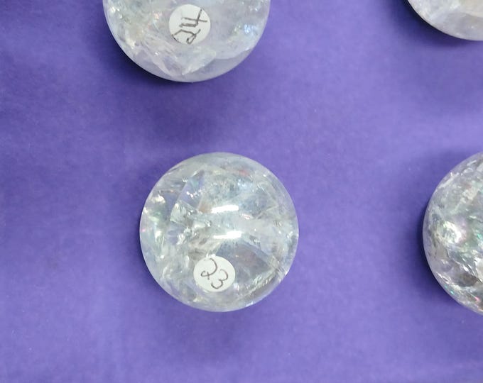 Clear Quartz Sphere - Rainbows - Gift-Yourself-Friends-Family-Loved One
