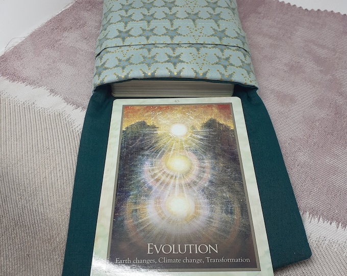 Deluxe Pocket Style ORACLE- LARGE TAROT Cards pouch Bag, lined pouch, handmade- New Design